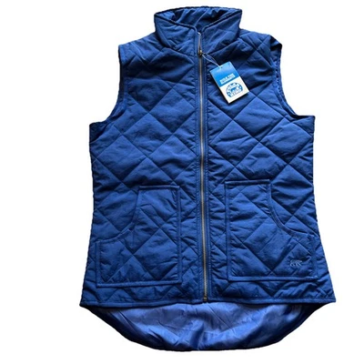 Polar King Key 女式轻质绗缝背心 Med 蓝色 — 第 1/4 张图片