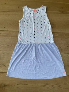 Girls Joules Dress, Blue And White, Age 11-12 Years - Picture 1 of 4