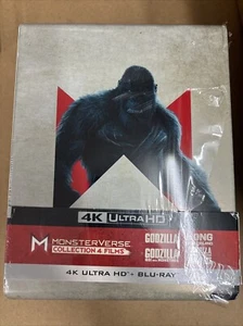 Monsterverse 4K Steelbook Collection Kong Godzilla + Blu Ray - Read Description - Picture 1 of 3