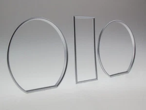 Satin-Matt Tacho Tachoringe LETRONIX CLIP VW Golf 2 Jetta 2 Scirocco 2 CLIPSEN - Picture 1 of 2