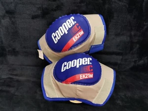 Cooper EK21M Medium Ice hockey Elbow Pad Gray and Blue Protective Gear Padded - Picture 1 of 4