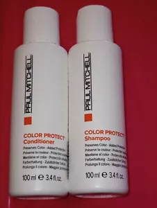 Paul Mitchell Color Care Protect Shampoo & Conditioner 3.4 oz Travel Size Set - Picture 1 of 1