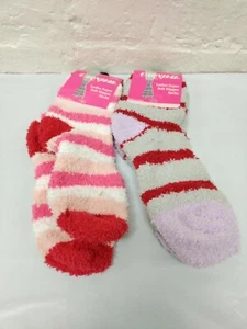 2 Carnival Ladies Super Soft Slipper Socks One Size - Picture 1 of 1
