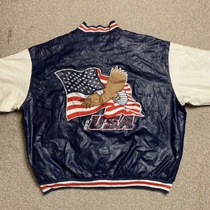 Steve and Barry’s Jacke Varsity Letterman Baseball Vintage USA Retro 90er 3XL - Bild 1 von 12