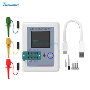 Transistor Tester LCR-TC1 TFT Diode Triode Capacitance Meter NPN PNP MOSFET US - Picture 1 of 19