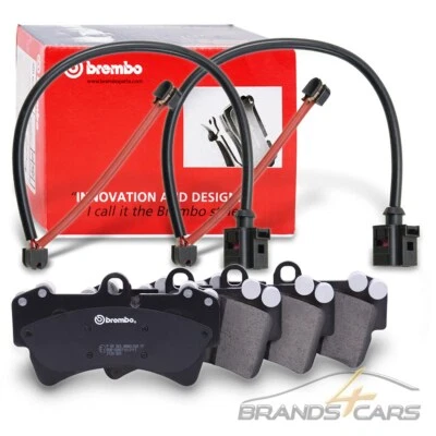 BREMBO BREMSBELÄGE+KONTAKT VORNE FÜR AUDI Q7 4L VW TOUAREG 7L PORSCHE CAYENNE 9P - Bild 1 von 4