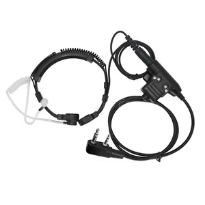 U94 PTT Neck Throat Mic Earpiece Radio Headset For Baofeng Kenwood HYT PUXING - Zdjęcie 1 z 12