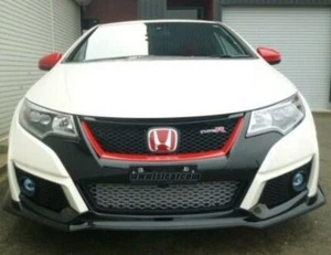 HONDA CIVIC TYPE R 2.0L FK2 GARNISH FRONT BUMPER FACE 71102-TV0-E50 genuine part - Picture 1 of 13