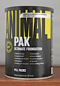 Universal Nutrition ANIMAL PAK 30 Packs Multivitamin UPDATED FORMULA! - Picture 1 of 5