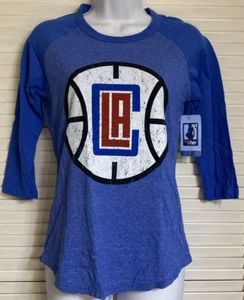 Women's NBA Los Angeles Clippers 3/4 Sleeve Number Tee, XS - Picture 1 of 3