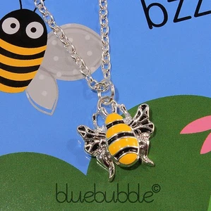 COLLAR FUNKY ABEJORRO LINDO ESTILO VINTAGE DULCE INSECTO DIVERTIDO ANIMAL RETRO REGALO - Imagen 1 de 1