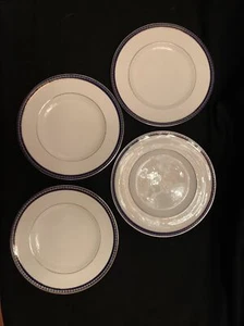 Royal Worcester England Avalon Salad Plates 7 7/8" Set of 4 Bone China NOS - Picture 1 of 8