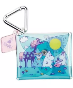 Moomin Valley horse tiny mini clear pouch coin case bag w/ charm green - Picture 1 of 1