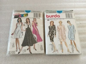 Burda Schnittmuster Super Easy Anleitung 3710 + 3641 Kleid Outfit Damen Retro - Bild 1 von 2