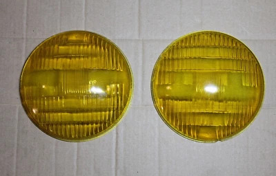 FARO DELANTERO CRISTAL AMARILLO LADA VAZ GAZ ZAZ FG140 2 PIEZAS HECHO EN URSS NUEVO RARO Foto 1 de 4