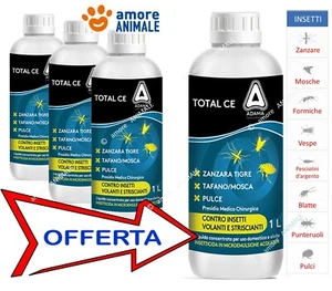 Adama TOTAL CE 1 LT - INSETTICIDA mosche zanzara tigre blatte punteruolo rosso - Foto 1 di 1