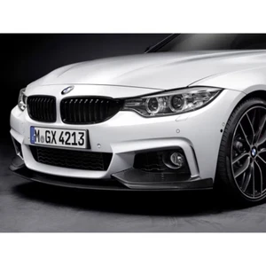 Original BMW 4er F32 F33 F36 M Performance Frontaufsatz Frontspoilerlippe Carbon - Bild 1 von 21
