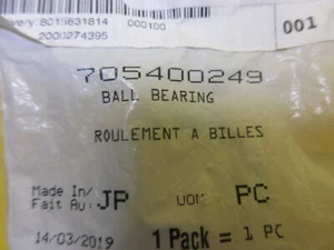 NEW NOS OEM CAN-AM CANAM OUTLANDER 450 FRONT DIFFERENTIAL INPUT BALL BEARING - Foto 1 di 3