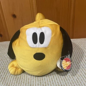 Disney Pluto NEW Round Stuffed Bean Sack Doll Animal Disney World Park - Picture 1 of 4
