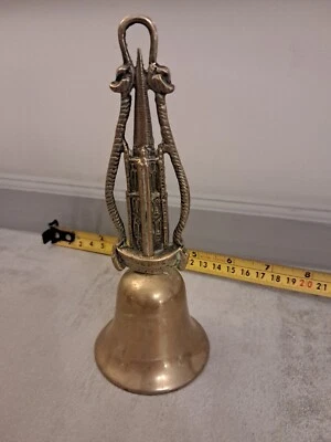 Vintage Brass Bell With Louth Church On Top No Ring Bell Inside  - Image 1 of 4