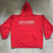 Scranton Wilkes Barre Red Barons Baseball Jansport Mens XL Hooded Red Sweatshirt