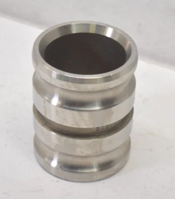 Carrete adaptador de aluminio de importación doble macho PT 3" x 3" SA30X30 acero inoxidable Foto 1 de 4