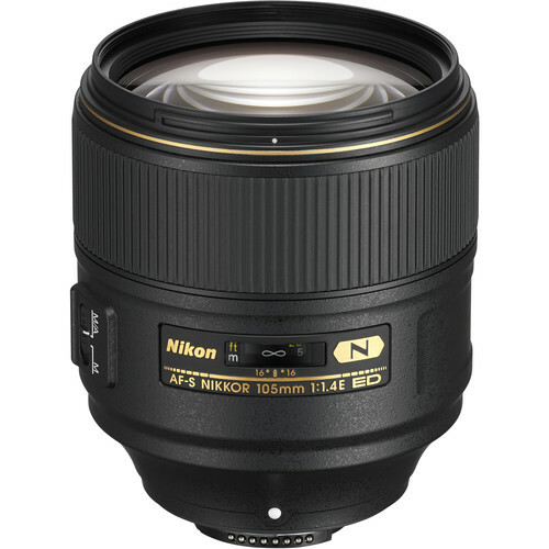 AF-S NIKKOR 105mm f/1.4E ED フィルター付き　美品 Nikon AF-S NIKKOR 105mm f/1.4E ED Lens 20064 B&H Photo Video