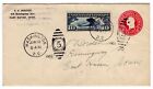 C10 Lindbergh 10c Airmail 1927 FDC w/ U/O NY AMF June 18 CCL Reverse on Entire