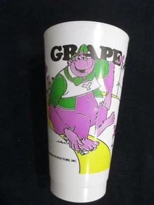 1979 HANNA BARBERA COOKIE CRISP GRAPE APE PLASTIC COLLECTOR CUP 16 OZ NM RARE - Bild 1 von 6