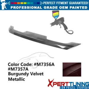 For 15-23 Mustang GT500 Gurney Flap Wicker Bill #M7356A Burgundy Velvet Metallic - Picture 1 of 4