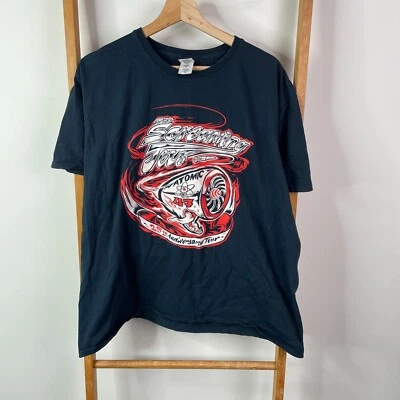 Camisa The Screaming Jets Para Hombre Extra Grande Negra Atomic 47 Gira 25 Aniversario Foto 1 de 4