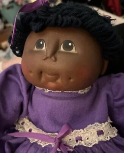 Afroamerican Cabbage Patch doll soft Body Homemade no Tags Or Writing - Picture 1 of 7