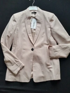 Blazer BIBA elegante nude taglia 38--UK12*PREZZO CONSIGLIATO EURO 149--- NUOVO - Foto 1 di 4