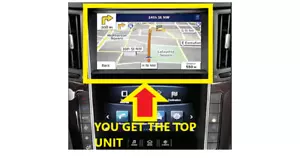 14 15 16 Infiniti Q50 OEM GPS Navigation Radio Touch-Screen Information Display - Picture 1 of 7