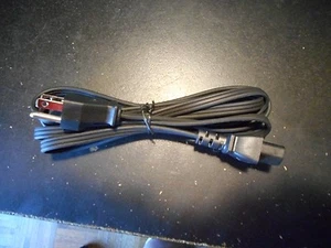Computer/Monitor Power Cable, 6 ft, 3 Pin Straight Connector, USA 3 Prong Plug - Zdjęcie 1 z 3