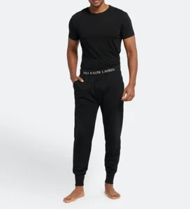 Polo Ralph Lauren Designer Hose Sweatpants Schlafhose Slim Fit black Gr. XL NEU - Bild 1 von 5