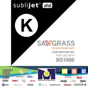 Sägegras Virtuoso SG1000 Tintenpatrone SUBLIJET UHD schwarz 70ml - Bild 1 von 8