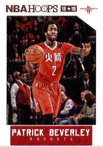 2015-16 Hoops Houston Rockets Basketball Card #186 Patrick Beverley