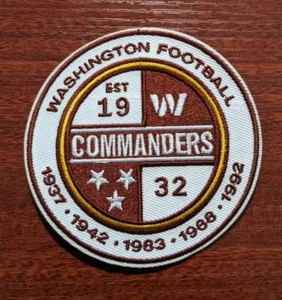 Washington Commanders 3,5" NFL Football Team Redskins bestickt Bügelbild Patch - Bild 1 von 3