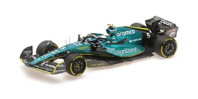 1:43 Minichamps 417222205 Sebastian Vettel Aston Martin Last Race Abu Dhabi 2022 - Image 1 of 3