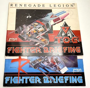 Lot of 2 FASA - Renegade Legion - Fighter Briefing #5301 #5302 - Picture 1 of 4