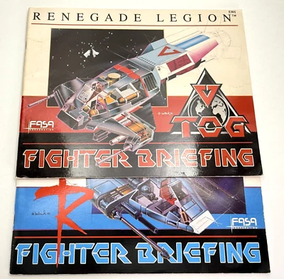 Lot of 2 FASA - Renegade Legion - Fighter Briefing #5301 #5302 - Image 1 of 4