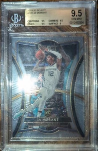 2019-20 Panini Select Basketball #120 Ja Morant Premier Level BGS 9.5 GEM MINT - Picture 1 of 2