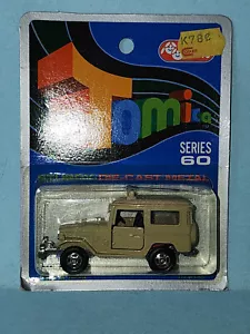 TOMICA TOYOTA LAND CRUISER on Blue card MADE FOR G.J COLES MELBOURNE AUSTRALIA - Picture 1 of 9