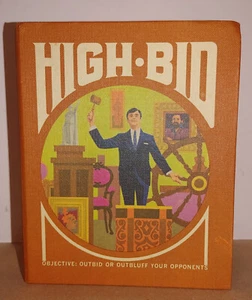 High Bid Art JEWELRY Sterling Auction Card Dice Travel Game 3M 1970 - Picture 1 of 6