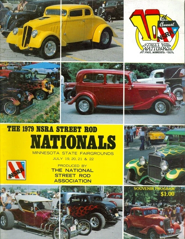 1979 NSRA Street Rod Nationals Program: 10th Annual - Minnesota State Fairground - Image 1 of 1