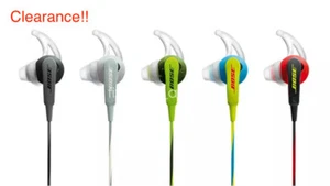 Bose SoundSport In-Ear Headphones 3.5mm Jack Wired Earphones in Multiple Colors - Zdjęcie 1 z 11