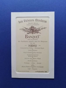 MENU' Associazione Lirica e Ballo, FRANCIA 1907. - Foto 1 di 1