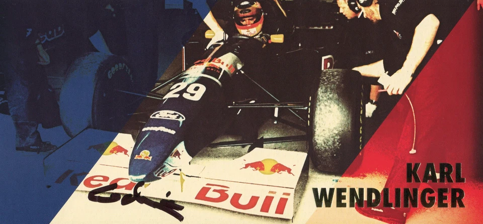 Karl Wendlinger - Original-Autogramm (handsigniert/handsigned) Rarität - Bild 1 von 1