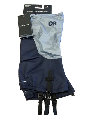 NWT Outdoor Research Helium Gaiters Womens Large Blue Lightweight Waterproof - Image 1 of 4